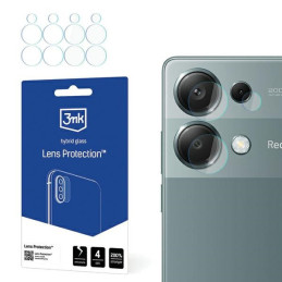 Szkło na obiektyw aparatu 3mk Lens Protection do Redmi Note 13 Pro 4G, 4szt