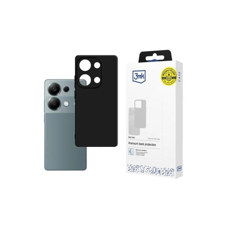 Etui 3MK Matt Case do Redmi Note 13 Pro 4G, czarne