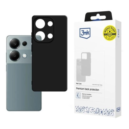 Etui 3MK Matt Case do Redmi Note 13 Pro 4G, czarne