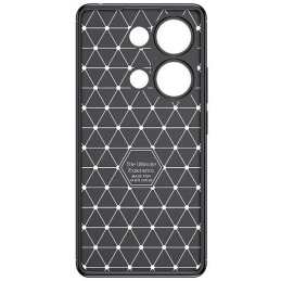 Etui Beline Carbon Armor do Xiaomi Redmi Note 13 Pro 4G, czarne