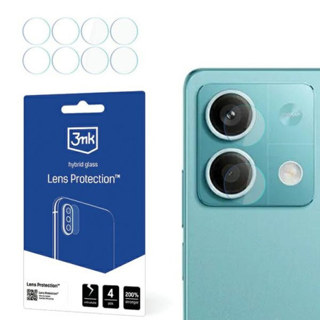 Szkło na obiektyw aparatu 3mk Lens Protection do Redmi Note 13 5G, 4szt