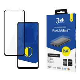 Szkło Hybrydowe 3MK FlexibleGlass Max do Xiaomi Redmi Note 12s, czarna ramka