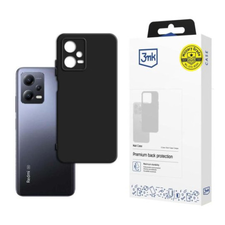 Etui 3MK Matt Case do Redmi Note 12 Pro+, czarne