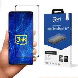 Szkło hartowane 3MK HardGlass Max Lite do Redmi Note 12 Pro / Pro+, czarna ramka