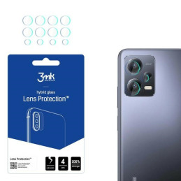 Szkło na obiektyw aparatu 3mk Lens Protection do Redmi Note 12 Pro/Pro+, 4szt