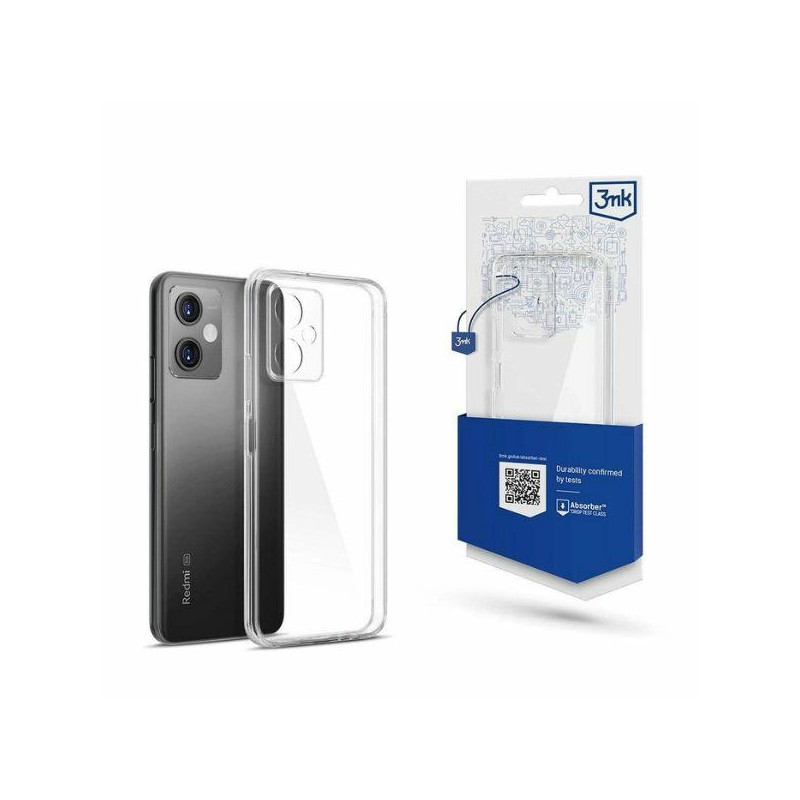 Etui 3MK Clear Case do Redmi Note 12 5G, przezroczyste