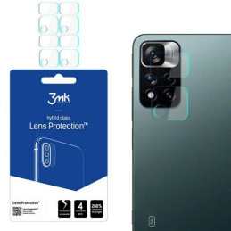 Szkło na obiektyw aparatu 3mk Lens Protection do Xiaomi Redmi Note 11 Pro 5G, 4szt