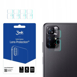 Szkło na obiektyw aparatu 3mk Lens Protection do Xiaomi Redmi Note 11S 5 G/11T 5G, 4szt