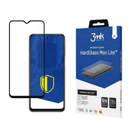 Szkło hartowane 3MK HardGlass Max Lite do Xiaomi Redmi Note 10 Pro, czarna ramka