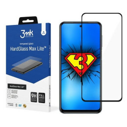 Szkło hartowane 3MK HardGlass Max Lite do Xiaomi Redmi Note 10s, czarna ramka