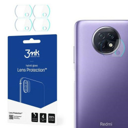 Szkło na obiektyw aparatu 3mk Lens Protection do Xiaomi Redmi Note 9T 5G, 4szt