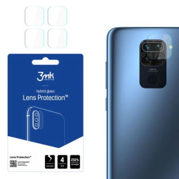 Szkło na obiektyw aparatu 3mk Lens Protection do Xiaomi Redmi Note 9, 4szt