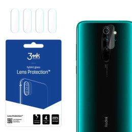 Szkło na obiektyw aparatu 3mk Lens Protection do Xiaomi Redmi Note 8 Pro, 4szt