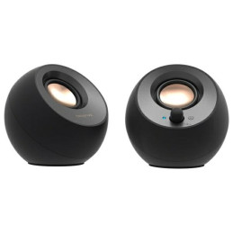 Creative Głośniki do komputera Pebble 2.0 V3 Bluetooth 5.0 USB-C czarne