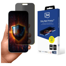 Folia prywatyzująca 3MK Silky Matt Privacy do iPhone 17