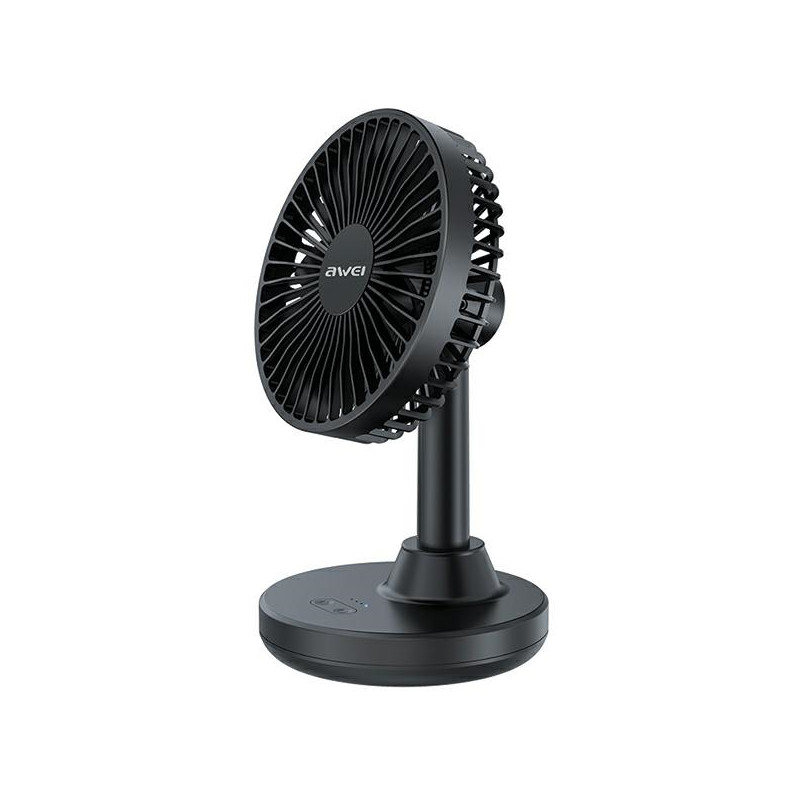 Mini AWEI Wiatrak biurkowy F29 czarny