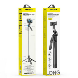 AWEI Selfie Stick X56  aluminiowy czarny