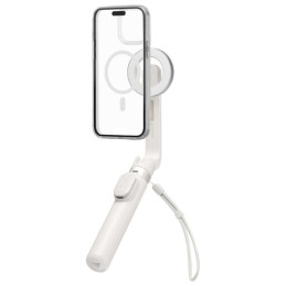 Uchwyt, kijek, statyw Spigen S571W MagSafe Bluetooth Selfie Stick Tripod, beżowy