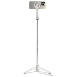 Uchwyt, kijek, statyw Spigen S571W MagSafe Bluetooth Selfie Stick Tripod, beżowy