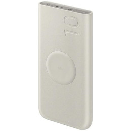 Powerbank z ładowaniem bezprzewodowym Samsung Wireless battery Pack 25W 2x USB-C, PD, 10000 mAh, beżowy