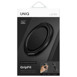 Uchwyt Magnetyczny UNIQ Gripfit 360 Mount&Kickstand, czarny
