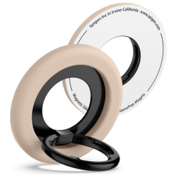 Uchwyt ring stand do telefonu na palec, Spigen Nano Pop Nano, do MagSafe beżowy