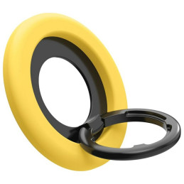 Uchwyt ring stand do telefonu na palec, Spigen Nano Pop Nano, do MagSafe żółty