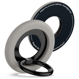 Uchwyt ring stand do telefonu na palec, Spigen Nano Pop Nano, do MagSafe szary