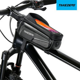 Etui sakwa na ramę, uchwyt rowerowy TAKEZERO TZ01, czarna