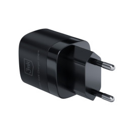 Ładowarka sieciowa 3mk Hyper GaN Charger 33W, USB-A, USB-C, QC, PD, czarna
