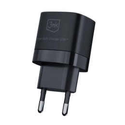 Ładowarka sieciowa 3mk Hyper GaN Charger 33W, USB-A, USB-C, QC, PD, czarna