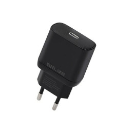 Ładowarka sieciowa Beline 1x USB-C 25W PD 3.0  BLNCB25 GaN czarna 