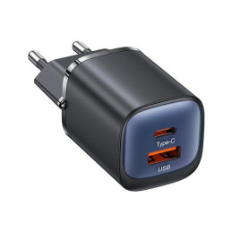 Ładowarka Sieciowa CC254 30W GaN USB-C/USB-A Fast Charging HC Series czarny