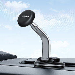 Magnetyczny uchwyt samochodowy AWEI X45 do szyby/na kokpit czarny 
