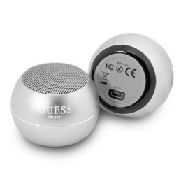 Stylowy głośnik Guess Bluetooth Speaker mini, szary