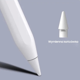Rysik magnetyczny USAMS Active Touch Sensitive Pen rysik biały