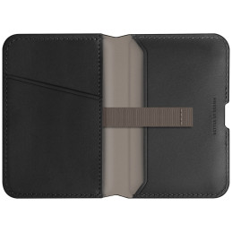 Magnetyczny portfel RFID UNIQ Lyden DS stojak na telefon czarny