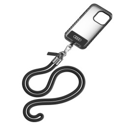 Uniwersalna smycz Audi crossbody do telefonu 120cm 6mm, czarne
