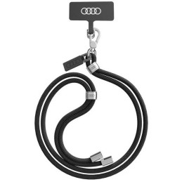 Uniwersalna smycz Audi crossbody do telefonu 120cm 6mm, czarne