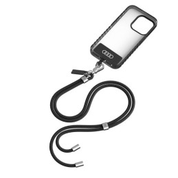 Uniwersalna smycz Audi crossbody do telefonu 120cm 6mm, czarne
