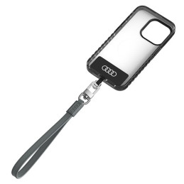 Uniwersalna smycz Audi crossbody do telefonu 28cm 10mm, szary/gray