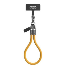 Uniwersalna smycz Audi crossbody do telefonu 28cm 8mm, żółty/yellow