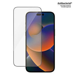 Szkło hartowane na cały ekran PanzerGlass Ultra-Wide Fit + EasyAligner do iPhone 14 Pro Max, czarna ramka
