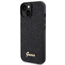 Etui Guess Disco Metal Script do iPhone 14 czarne