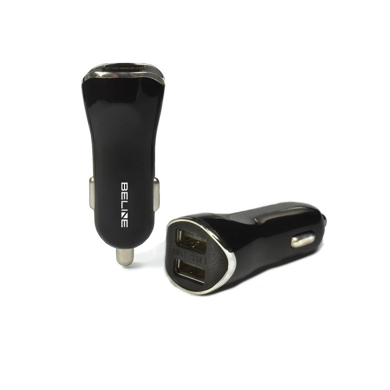 Ładowarka samochodowa Beline 2xUSB 2,1A czarne