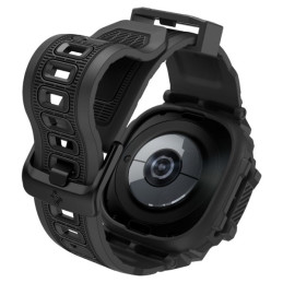 Etui z paskiem Spigen Rugged Armor Pro do Galaxy Watch Ultra 47mm, czarne matowe