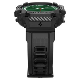 Etui z paskiem Spigen Rugged Armor Pro do Galaxy Watch Ultra 47mm, czarne matowe