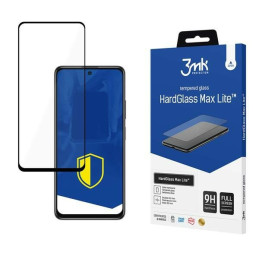 Szkło hartowane 3MK HardGlass Max Lite do Xiaomi POCO M4 5G, czarna ramka