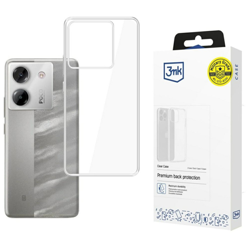 Etui 3MK Clear Case do POCO M7 Pro 5G, przezroczyste