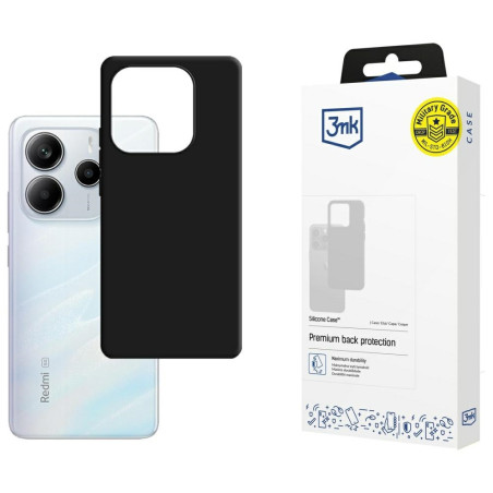 Etui 3MK Silicone Case do Xiaomi Redmi Note 14 5G, czarne